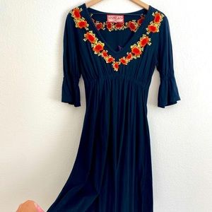 Johnny Was Embroidered Dress